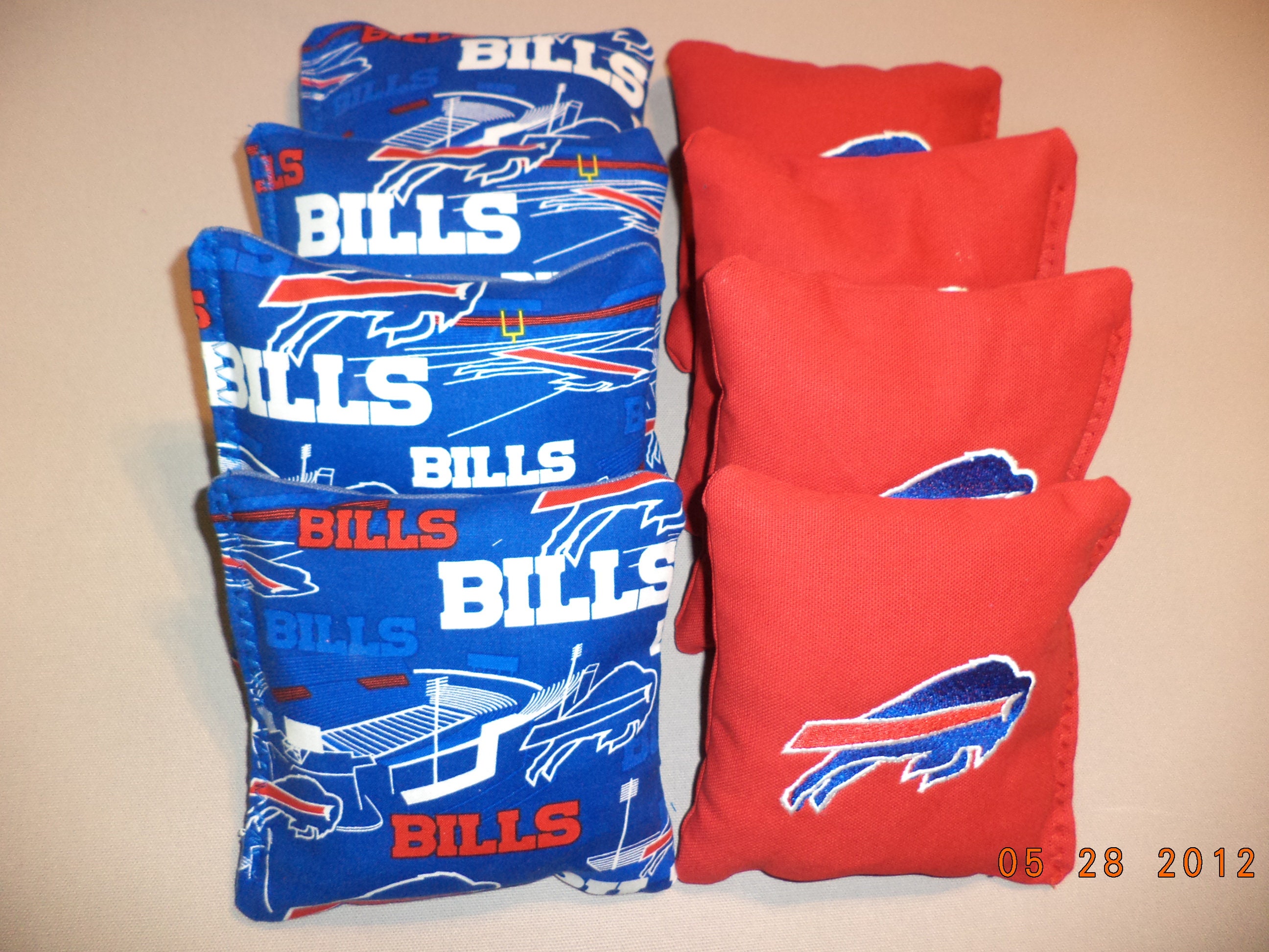 buffalo bills cornhole bags