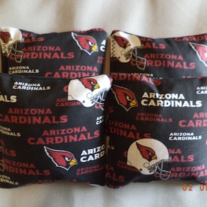 Cornhole bags Arizonia Cardinals Corn hole bean bags Baggo bags tailgate toss