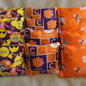 Clemson Bean Bags Etsy