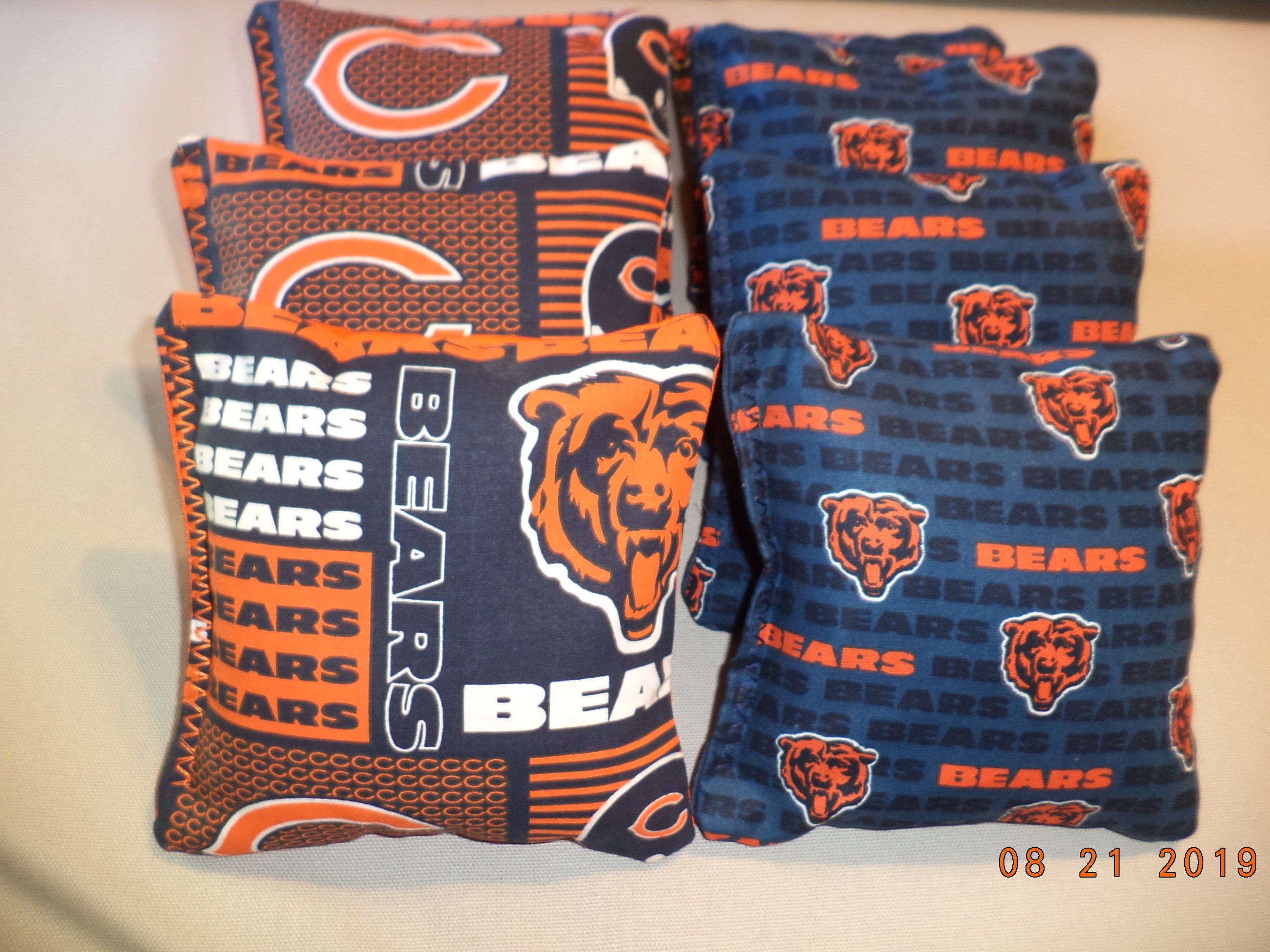 chicago bears cornhole bags