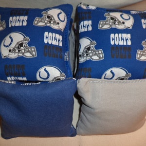 Cornhole Bags Indianapolis Colts corn hole bean bags 8 ACA Regulation bean bags