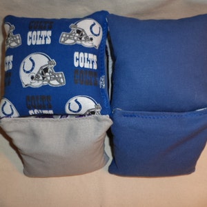 Cornhole Bags Indianapolis Colts corn hole Bean bags toss ACA Regulation bags