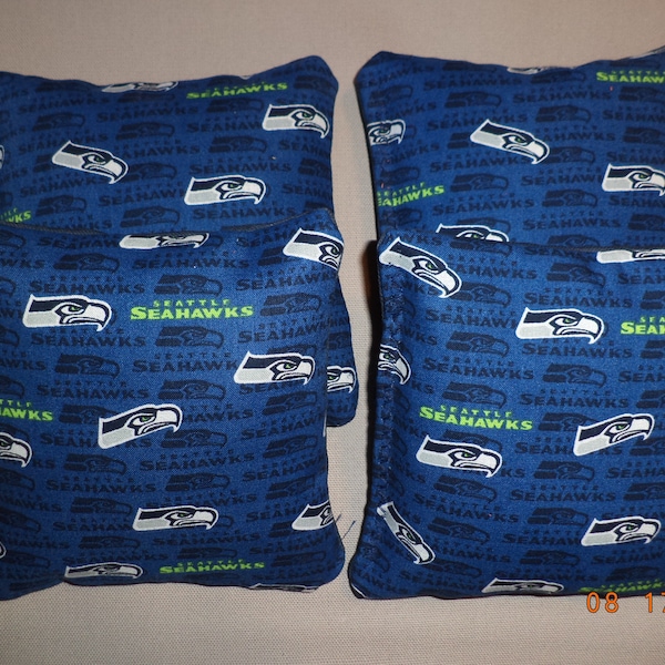 Cornhole bags Seattle Seahawks corn hole bean bags 4 ACA Regulation size bean bag game