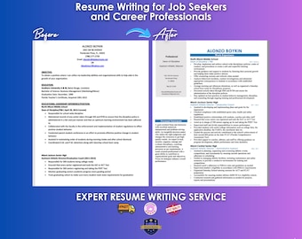 Custom Resume Writing Service: Modern, ATS-Friendly Design