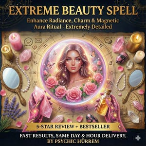 BESTSELLER Extreme Beauty Reading•Enhance Radiance, Charm & Magnetic Aura • Self-Love Ritual • Attract Admiration • Venus Energy Activation