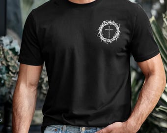 Saved By Grace T-Shirt: Christian Cross Faith Tee