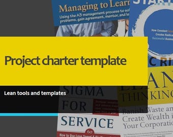 Project charter template (lean tools and templates)