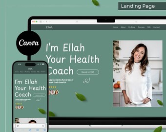 Personal Health Coach | Landing Page