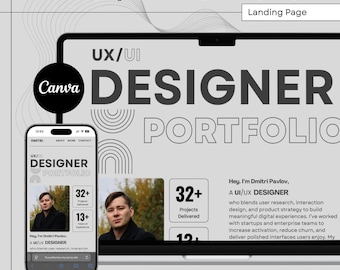 UI/UX Designer Porftolio | Landing Page