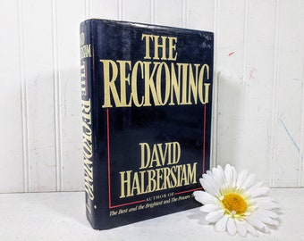 The Reckoning Book by David Halberstam Automobile History Industry Trade Petroleum Industry Energy Consumption Ford and Nissan Corporations