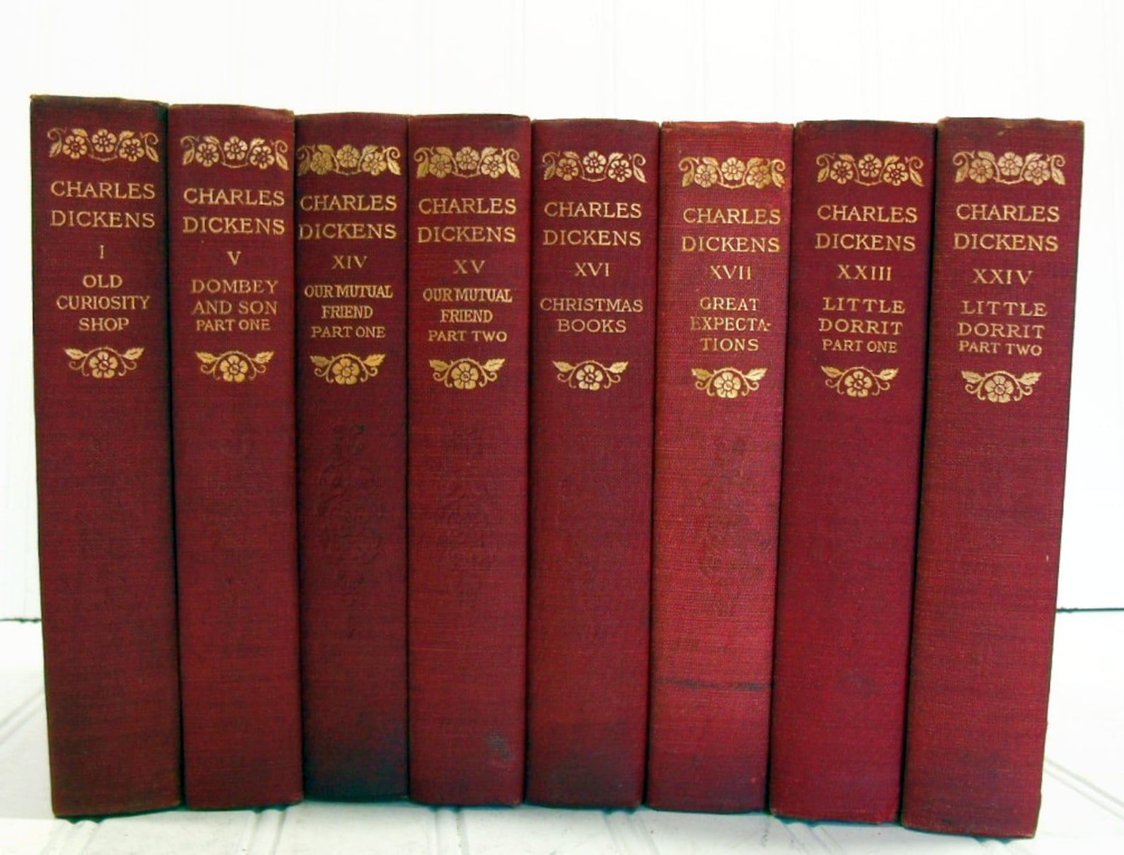 Charles Dickens Set of 8 Books The Anniversary Edition Etsy