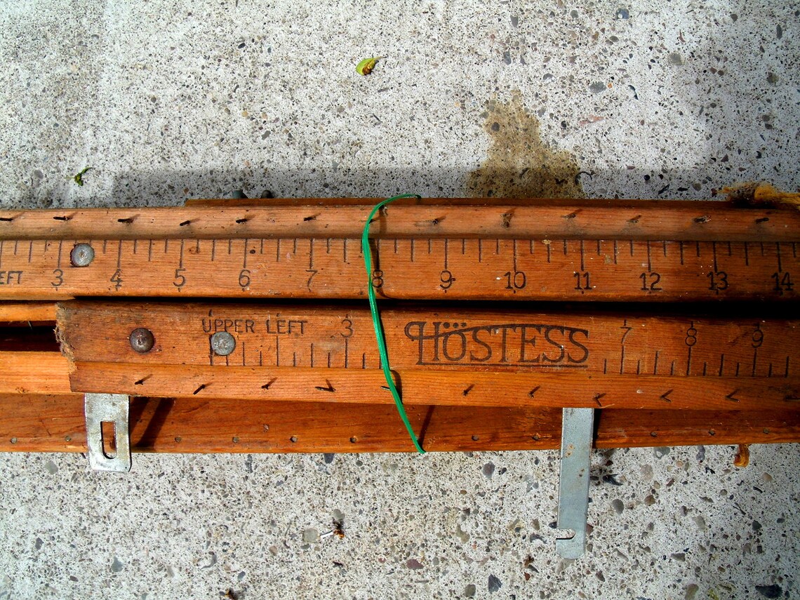 Complete Wooden Curtain Stretcher Hostess No. 308V with Etsy