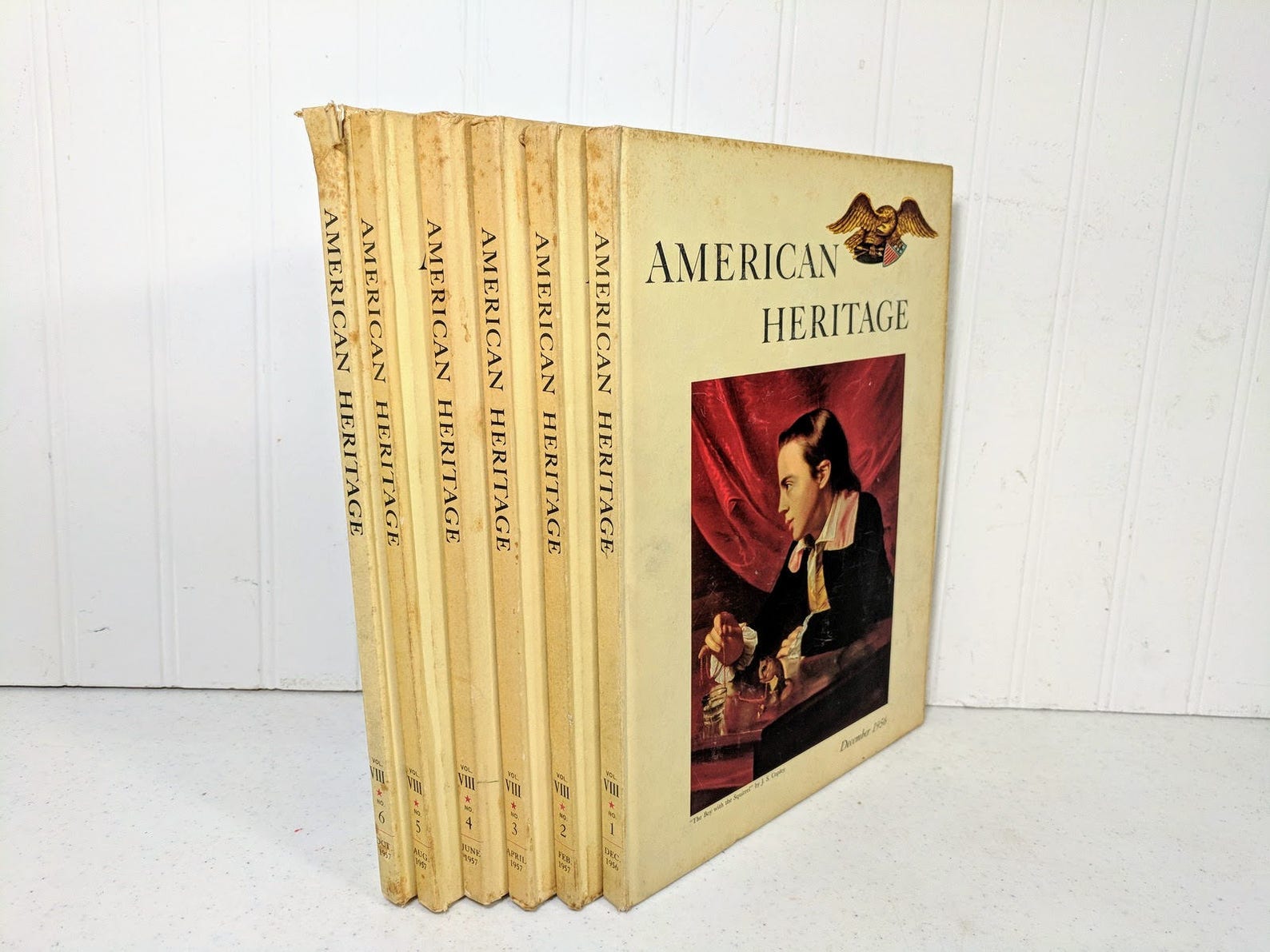 American Heritage Complete 6 Books Set of Vol. VIII Dec 1956 Etsy