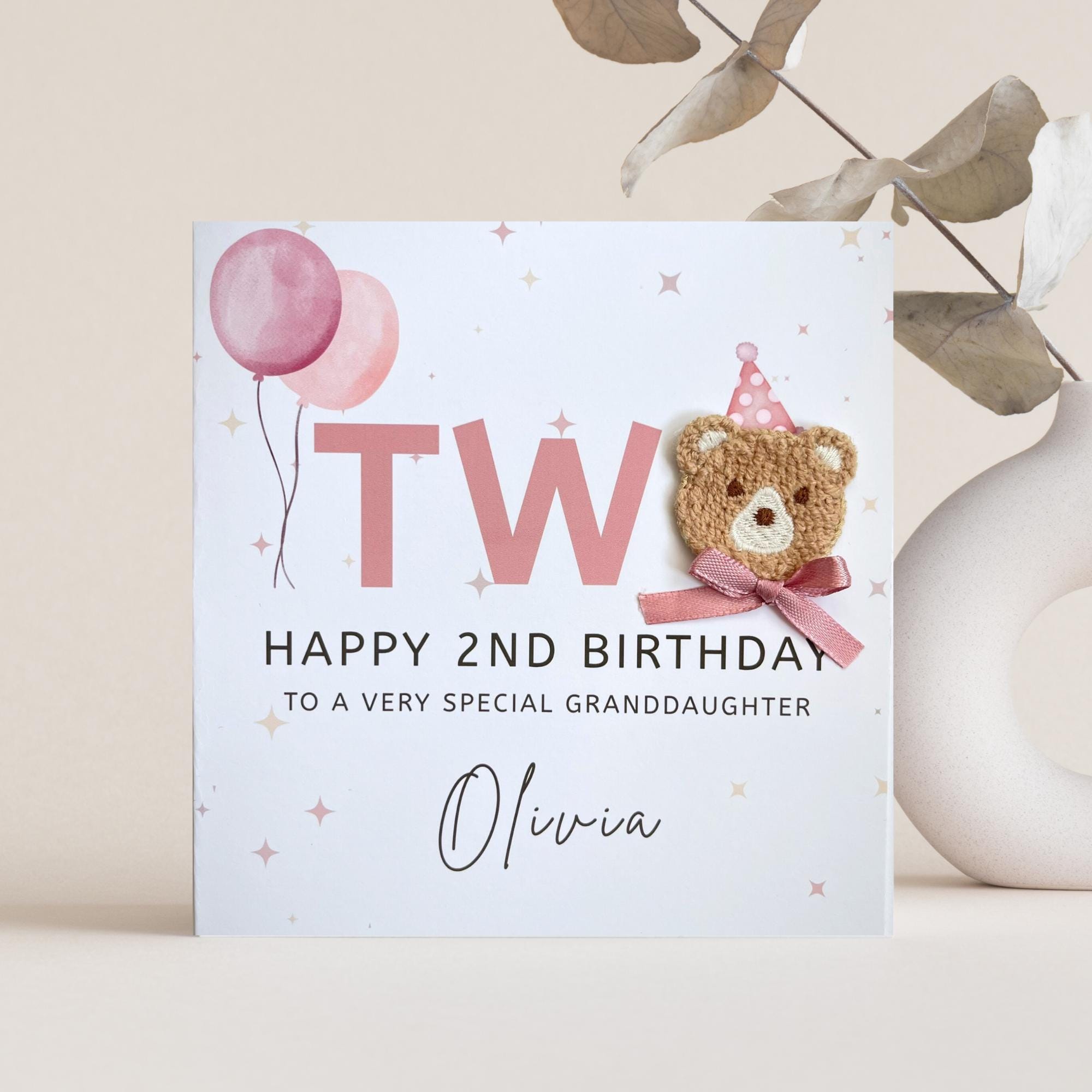 IC&G, Biglietto di auguri per 2° compleanno per nipote, con simpatico