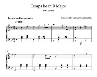 Temps Lié in B Major