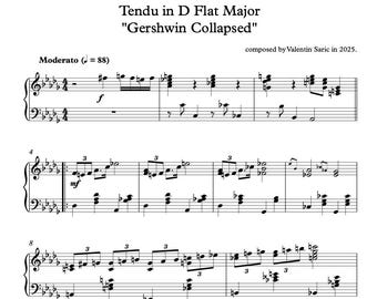 Tendu "Gershwin Collapsed" - tendu in D majeur