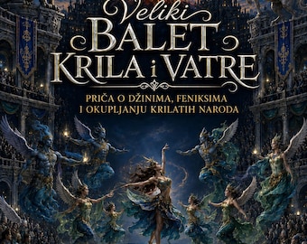 Veliki balet krila i vatre - fantasy na hrvatskom jeziku | Priča o džinima, feniksima i krilatim narodima | Valentin Sarić | PDF e-knjiga