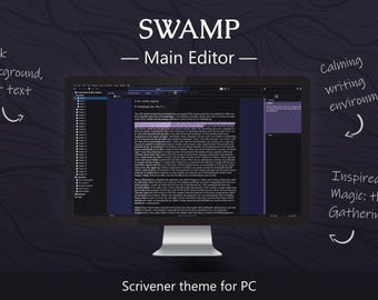 Swamp Scrivener Theme for Windows