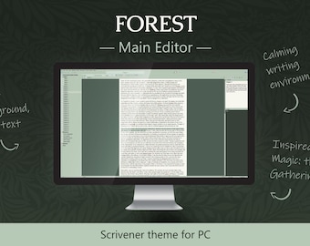 Tema Forest Scrivener para Windows
