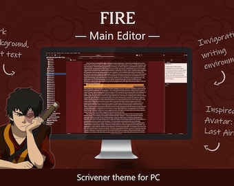 Tema Fire Scrivener para Windows