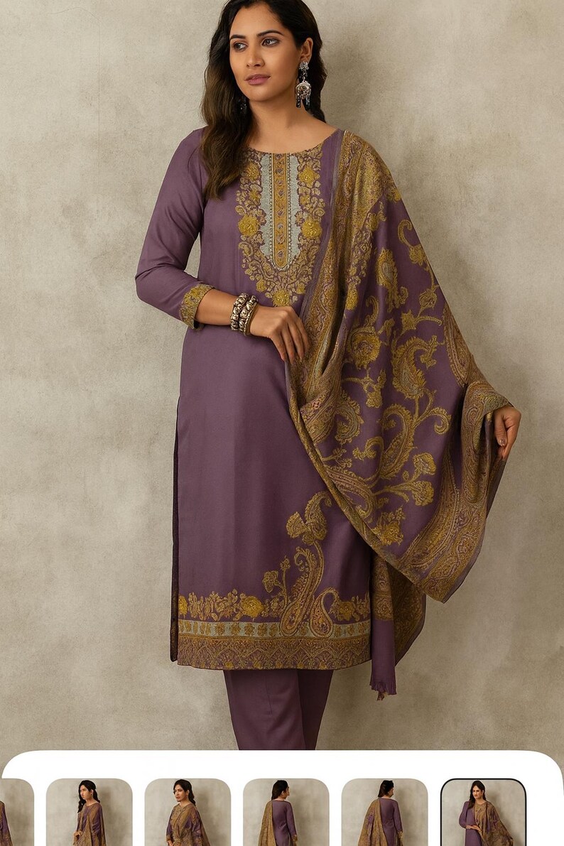 Women’s Layered Kurta Set with Jacket – Elegant Festive & Casual Ethnic Wear main image 1