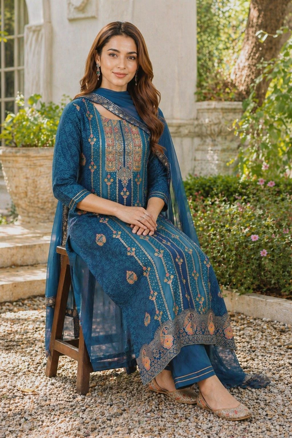 green emerald velvet dress Grey Floral Embroidered Pure Cotton Dress Material