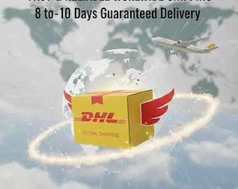 Express shipping 8-10 business days worldwide DHL, UPS, FedEx