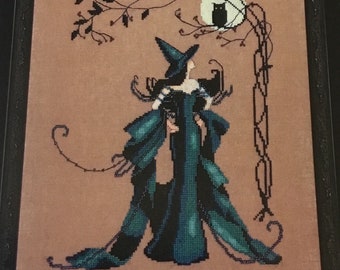 Minerva - Bewitching Pixies cross stitch pattern by Nora Corbett