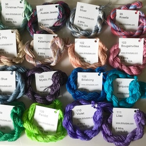 Hand dyed silk floss by Dinky Dyes 48 111 image 5