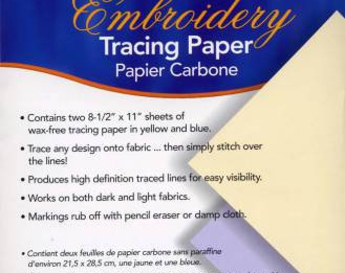 Embroidery transfer paper etsy