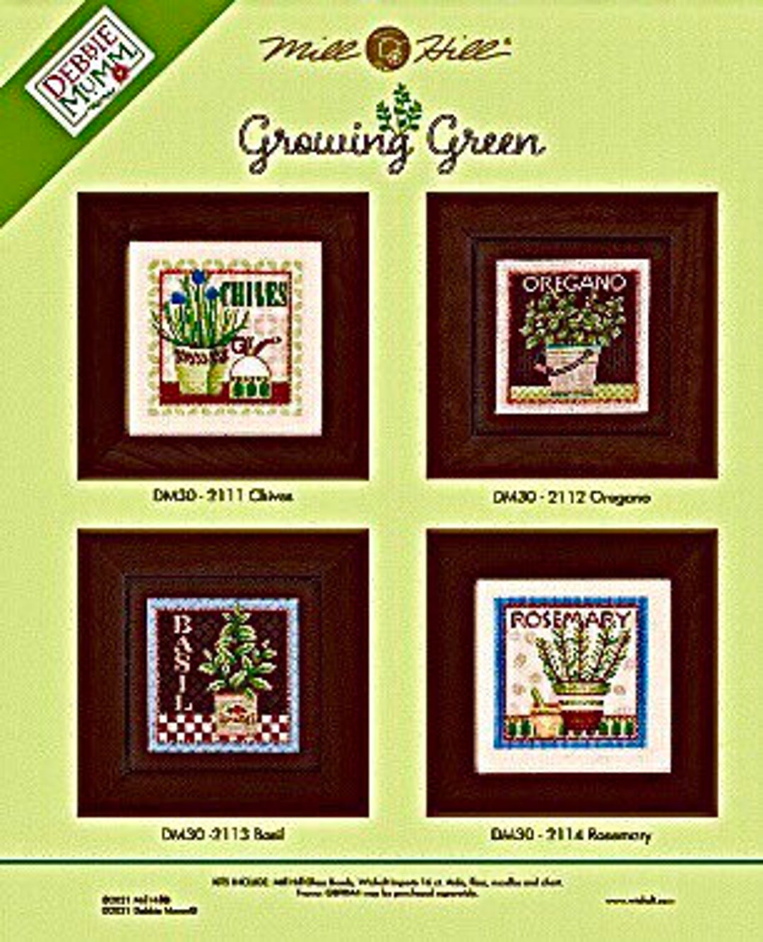 Growing Greens Set of 4 Cross Stitch Kits Etsy