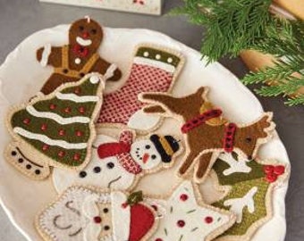 Christmas cookie ornaments pattern by Buttermilk Basin