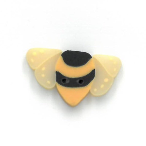 Bee button , polymer clay button- 1254, Just Another Button Company