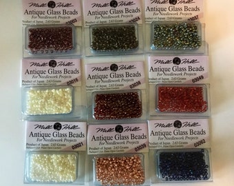 Mill Hill Size 6 Glass Beads Glass Beads Beading Supplies 