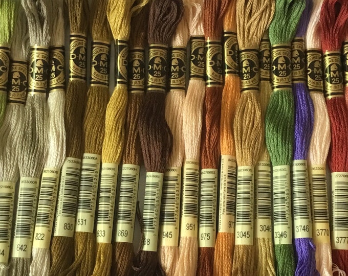 DMC Floss Fall Assortment 26 Pack Embroidery Thread - Etsy