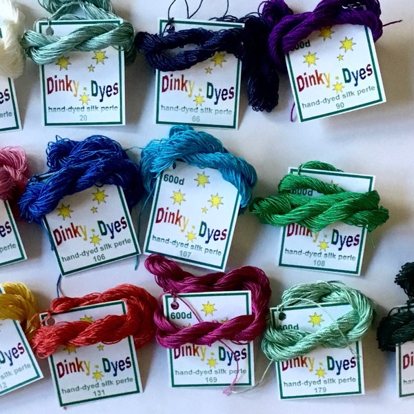 Dinky Dyes perle 600 - 100% top quality silk from Asia, comparable to Perle 12.