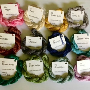 Hand dyed silk floss by Dinky Dyes 48 111 image 2