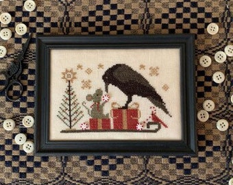 Evergreens and Peppermint - cross stitch pattern by Stitches by  Ethel