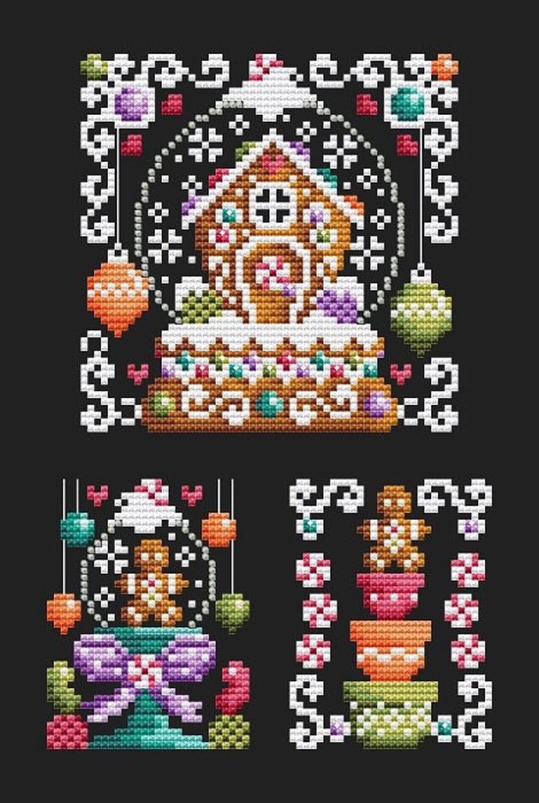 Snow Globe Club 2 Counted Cross Stitch Pattern by Shannon Christine ...