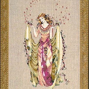 The Forest Goddess cross stitch pattern by Nora Corbett for Mirabila Designs