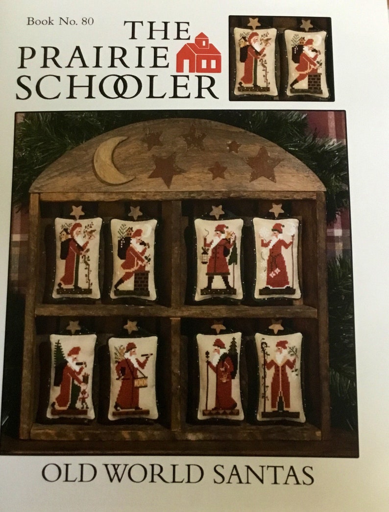 Old World Santas Cross Stitch Pattern Kit by the Prairie Etsy