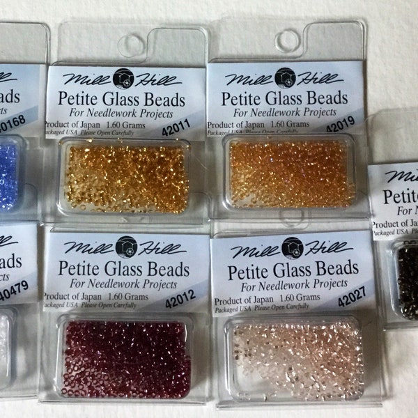 Mill hill petite glass beads, petite size 15