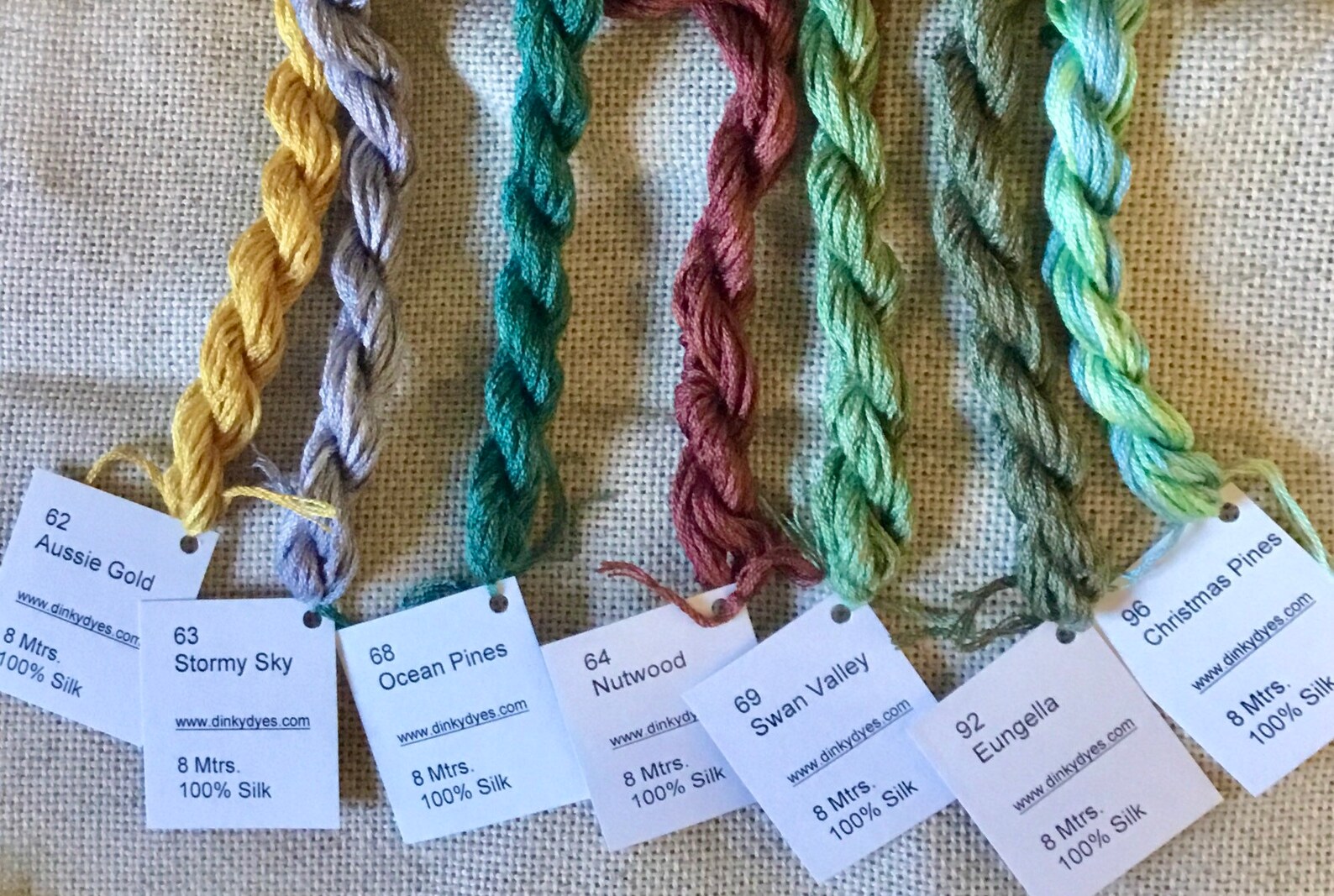 Hand Dyed Silk by Dinky Dyes 54 111 Etsy