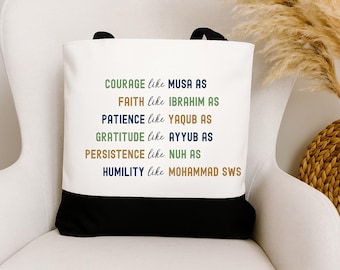 Islamische Inspirational Tragetasche | Muslimische Frauen Geschenk, Ramadan & Eid Geschenk