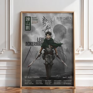 Levi Ackerman Poster - Etsy