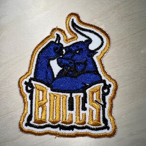 Miami Northwestern Bulls Embroidered Patch | Iron-On or Sew-On Patch | School Spirit | Varsity Letter Patch | Jacket Patch | TransferSlayer
