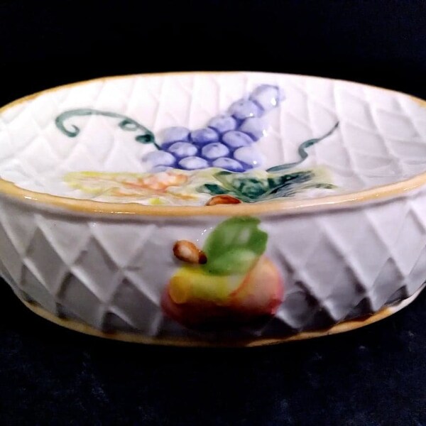 Vintage Fruit Dish Etsy