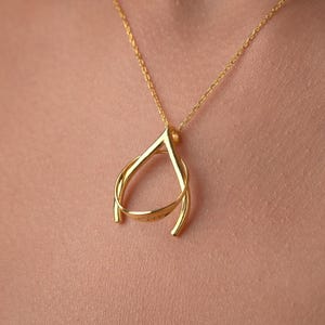 スターリングシルバーリングホルダーネックレス、記念品ペンダント