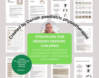 Estrategias para niños con necesidad de estimulación sensorial: pausas sensoriomotoras - El modelo de 3 pasos - El método danés