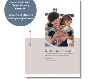 Perfil sensorial infantil: comprensión de patrones y estrategias (descarga digital)